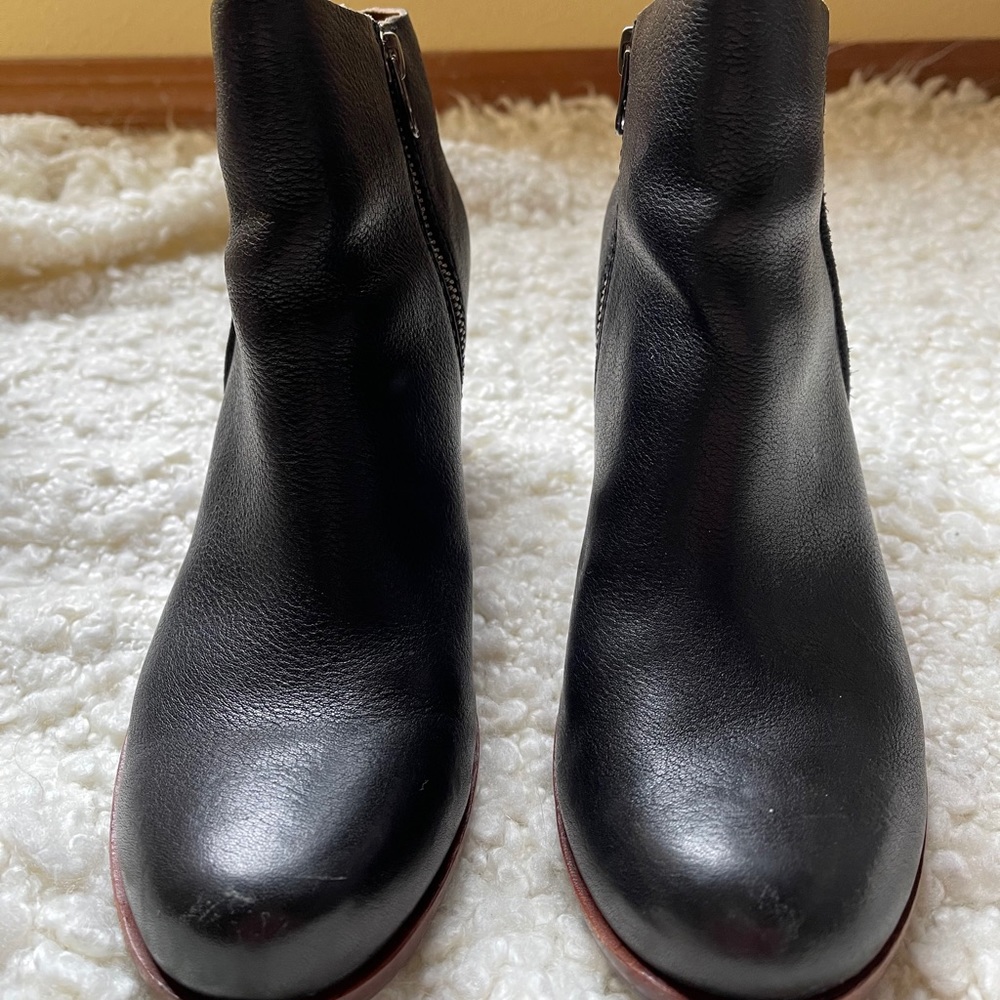 Kork-Ease Black Ankle Boots